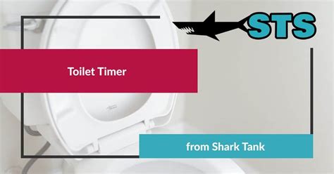 Toilet timer shark tank - When Stacy and Colt Hall stepped in front of the moguls on ABC's " Shark Tank ," they presented a product that could help eliminate some of that stress. During Season 11, Episode 22, the Hall's ...